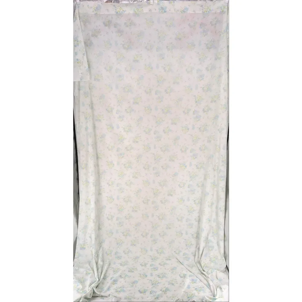 Vintage Cottagecore Floral Sheet 70s Full Flat Cottage Shabby Chic